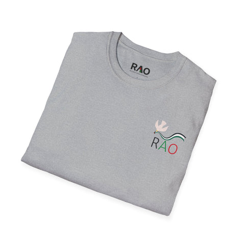 RAO Minimalist Unisex Softstyle T-Shirt | Perfect Everyday Wear, Casual Outing, Gift for Friends, Summer Essential, Eco-Friendly Fashion