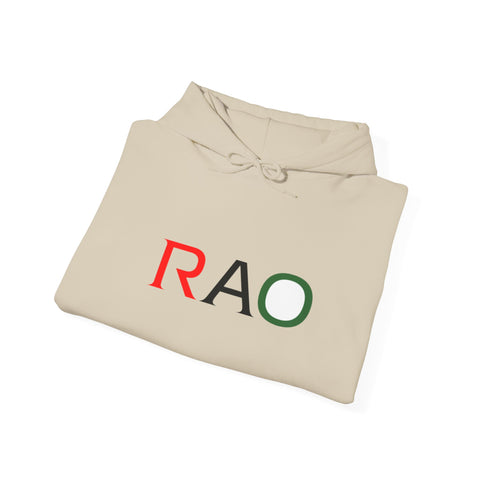Minimalist RAO Unisex Hooded Sweatshirt - Casual Comfort for Every Occasion