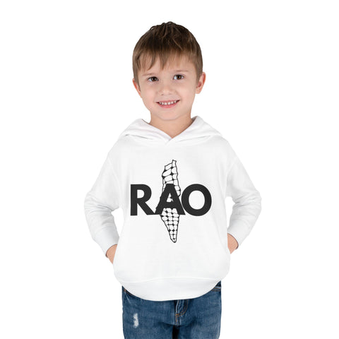 Cute Toddler Pullover Hoodie with RAO Design, Kids Fleece Hoodie, Toddler Clothing, Cozy Playwear, Gift for Children, Fun Casual Outfit