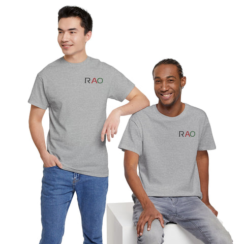 Unisex Cotton Tee - Minimalist RAO Design, Casual Wear, Gift for Him/Her, Birthday, Everyday Fashion, Graphic Tee