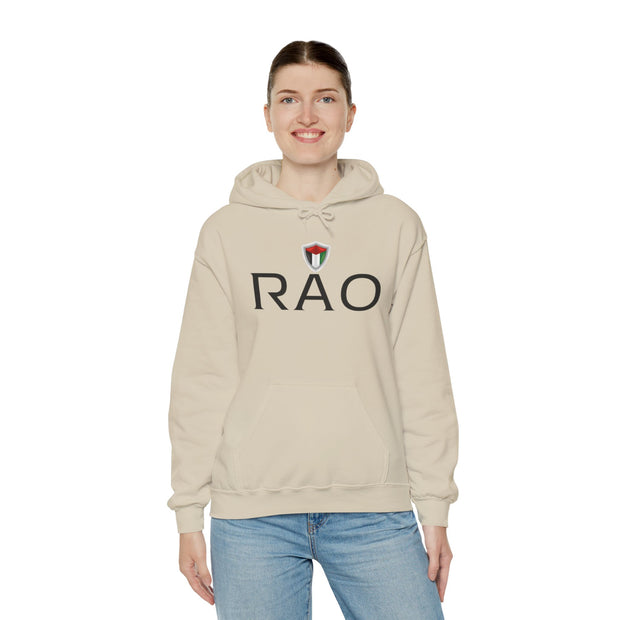 Stylish Unisex Hoodie with RAO Logo, Cozy Casual Wear, Gift for Him/Her, Perfect for Every Season, Ideal for Lounging or Outings