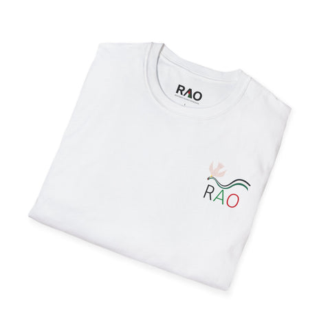 RAO Minimalist Unisex Softstyle T-Shirt | Perfect Everyday Wear, Casual Outing, Gift for Friends, Summer Essential, Eco-Friendly Fashion