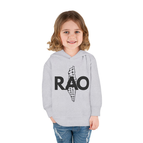 Cute Toddler Pullover Hoodie with RAO Design, Kids Fleece Hoodie, Toddler Clothing, Cozy Playwear, Gift for Children, Fun Casual Outfit