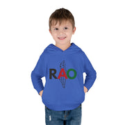 Toddler Fleece Hoodie with RAO Design, Cozy Pullover for Kids, Perfect for Playtime, Gifts, Celebrations, Everyday Wear