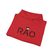 RAO Resistance Against Oppression Unisex Hoodie | Center Chest Design with Horizontal Palestinian Flag & RAO Letters | Bold Streetwear Statement