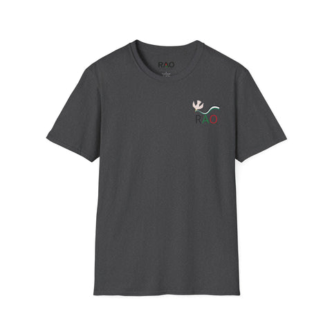 RAO Minimalist Unisex Softstyle T-Shirt | Perfect Everyday Wear, Casual Outing, Gift for Friends, Summer Essential, Eco-Friendly Fashion