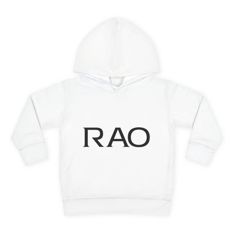 Stylish Toddler Pullover Fleece Hoodie with RAO Design, Cozy Kids Hoodie, Unique Gift for Toddlers, Baby Shower Present, Everyday Wear