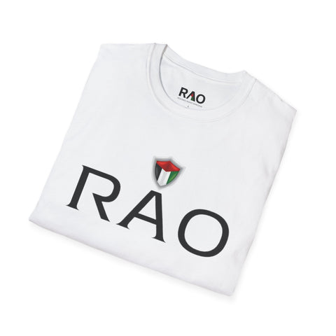 Unisex Softstyle T-Shirt with RAO Logo, Stylish Casual Tee for Everyday Wear, Gift for Fashion Lovers, Comfortable Summer Apparel