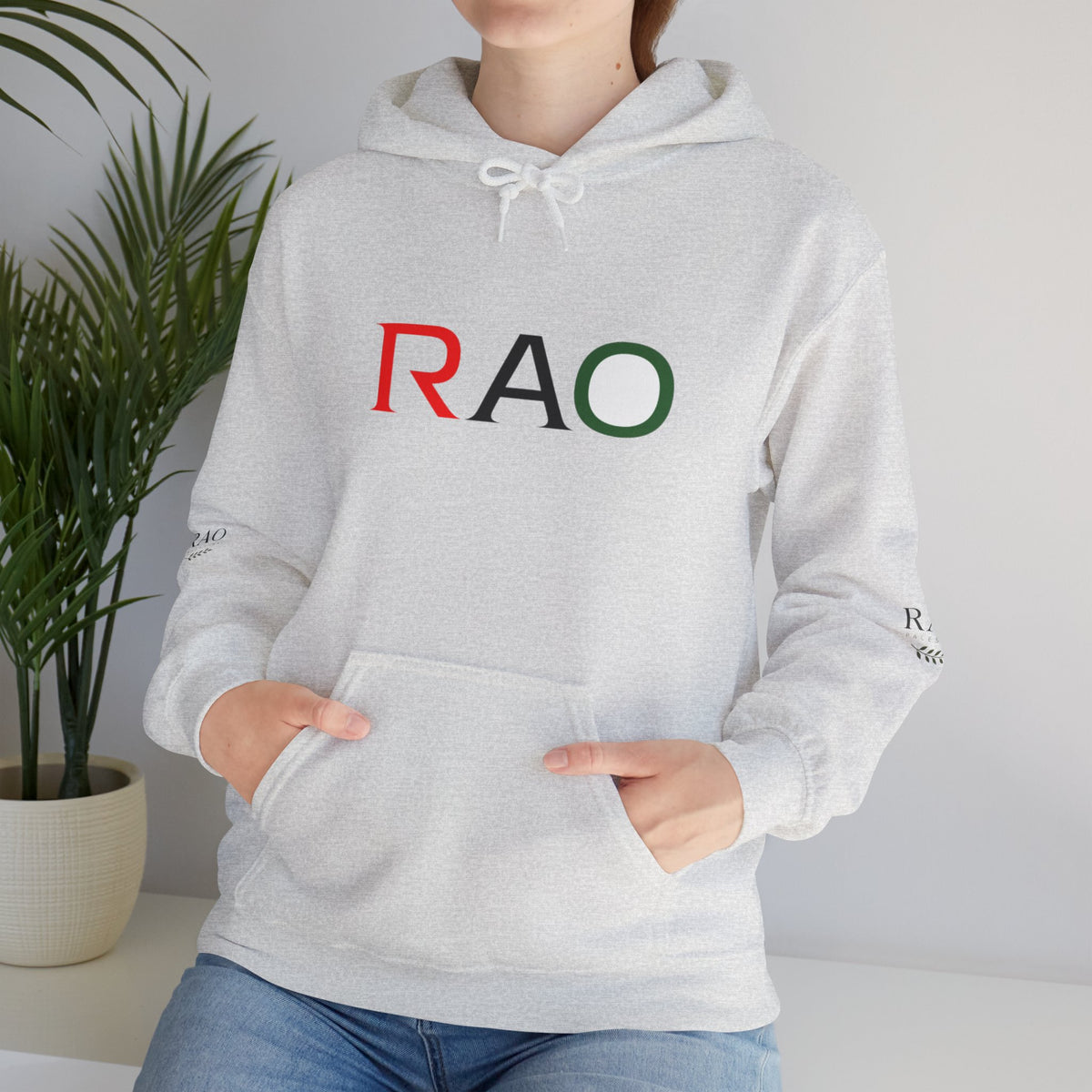 RAO Unisex Hoodie – Minimalist Logo Sweatshirt | Premium Streetwear Pullover