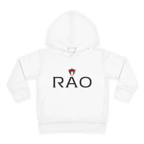 Adorable Toddler Pullover Fleece Hoodie with RAO Design, Kids Winter Coat, Cute Children's Apparel, Perfect for Playdates, Birthday Gifts
