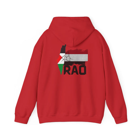 RAO Unity Hoodie: Palestine & Yemen Heavy Blend Hooded Sweatshirt