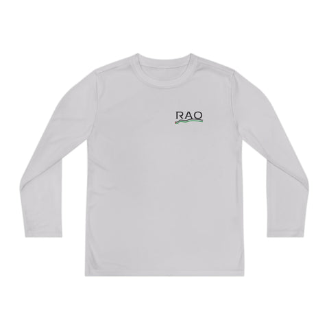 Youth Long Sleeve Performance Tee for Active Kids, Sports Shirt, Outdoor Play, Gym Wear, Comfortable Layering