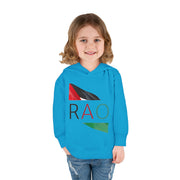 Toddler Fleece Hoodie with RAO Design, Cozy Kids Hoodie, Cute Pullover Sweatshirt, Birthday Gift for Toddlers, Fun Wear for Playtime