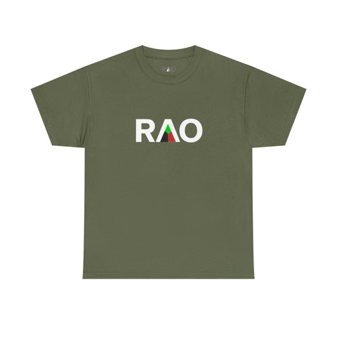 Stylish Unisex Heavy Cotton Tee with RAO Design, Casual Wear, Graphic Tee, Gift for Him/Her, Everyday Comfort, Fashion Statement