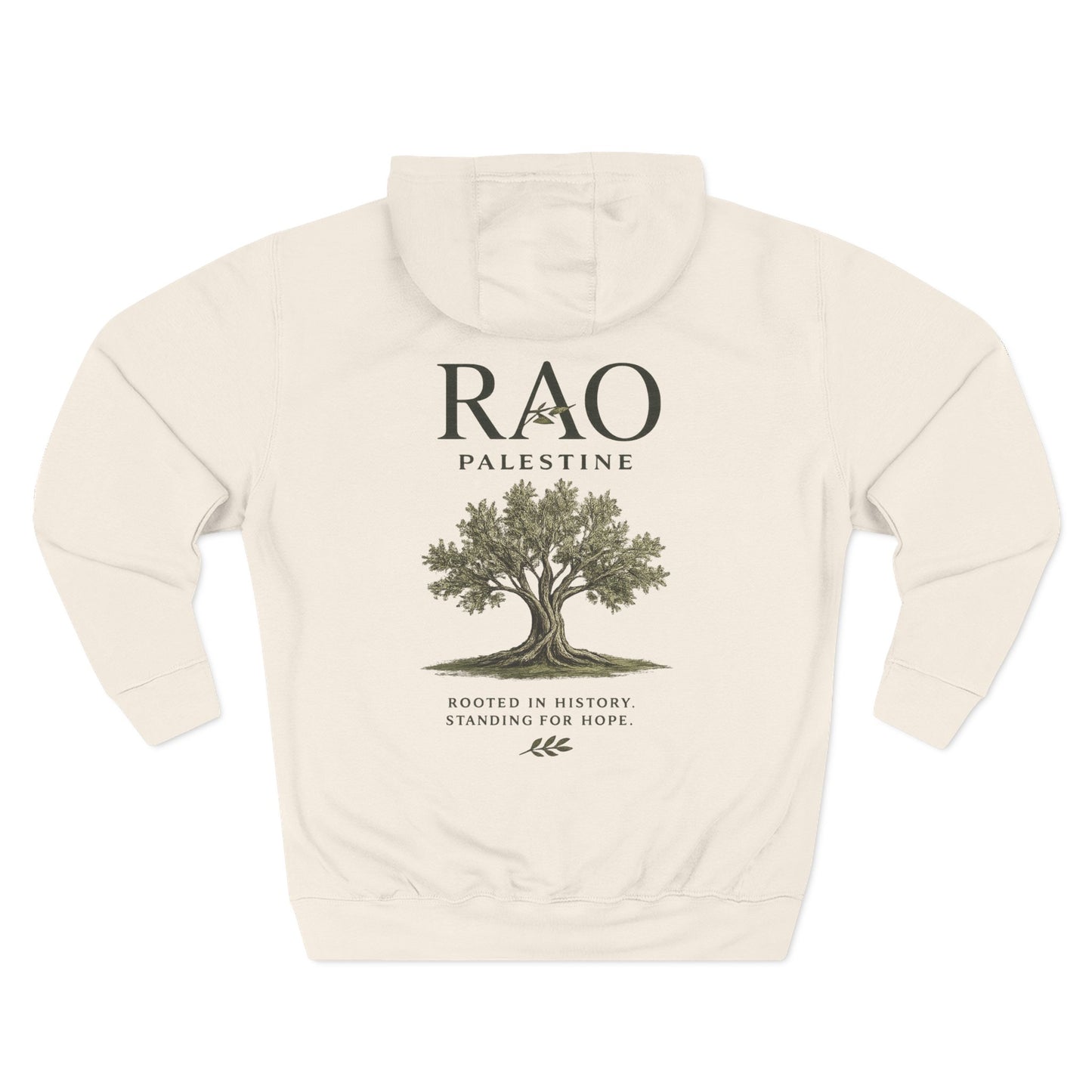 Palestine Olive Tree Hoodie – Unisex Palestinian Streetwear | RAO
