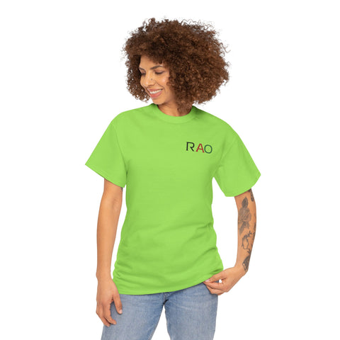 Unisex Cotton Tee - Minimalist RAO Design, Casual Wear, Gift for Him/Her, Birthday, Everyday Fashion, Graphic Tee