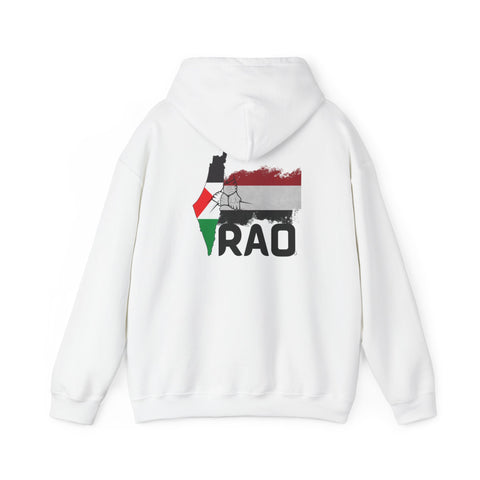 RAO Unity Hoodie: Palestine & Yemen Heavy Blend Hooded Sweatshirt
