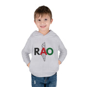 Toddler Fleece Hoodie with RAO Design, Cozy Pullover for Kids, Perfect for Playtime, Gifts, Celebrations, Everyday Wear