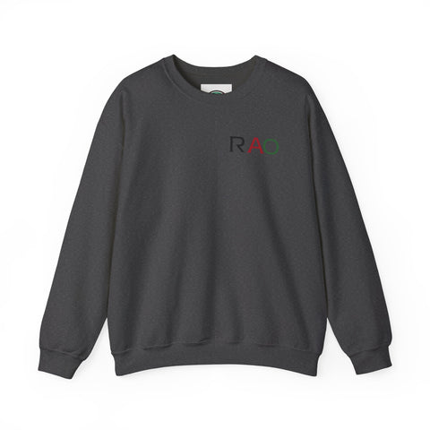 Stylish Unisex Crewneck Sweatshirt with 'RAO' Design, Cozy Casual Wear, Perfect for Everyday, Gifts, Holidays