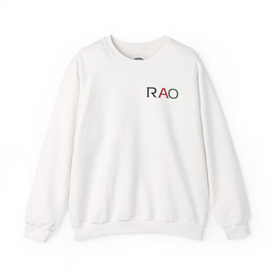 Stylish Unisex Crewneck Sweatshirt with 'RAO' Design, Cozy Casual Wear, Perfect for Everyday, Gifts, Holidays