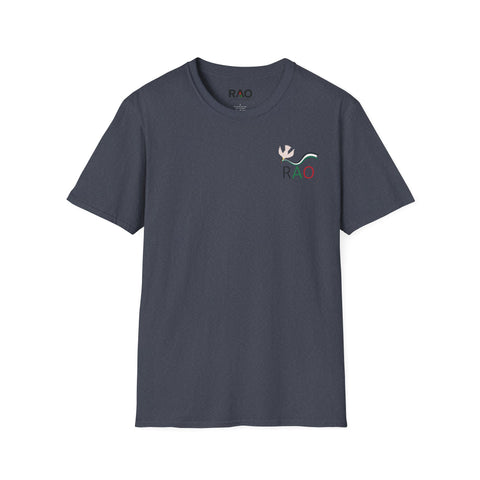 RAO Minimalist Unisex Softstyle T-Shirt | Perfect Everyday Wear, Casual Outing, Gift for Friends, Summer Essential, Eco-Friendly Fashion