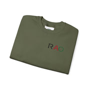 Stylish Unisex Crewneck Sweatshirt with 'RAO' Design, Cozy Casual Wear, Perfect for Everyday, Gifts, Holidays