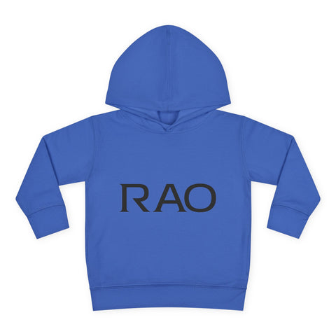Stylish Toddler Pullover Fleece Hoodie with RAO Design, Cozy Kids Hoodie, Unique Gift for Toddlers, Baby Shower Present, Everyday Wear