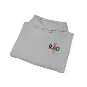 RAO Resistance Against Oppression Unisex Hoodie | Small Palestinian Map with RAO Flag Letters Design | Cultural Streetwear Sweatshirt