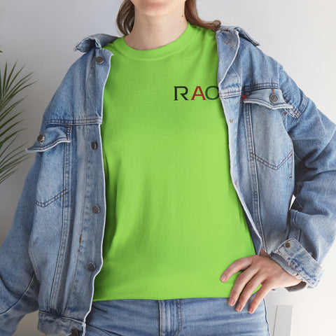 Unisex Cotton Tee - Minimalist RAO Design, Casual Wear, Gift for Him/Her, Birthday, Everyday Fashion, Graphic Tee