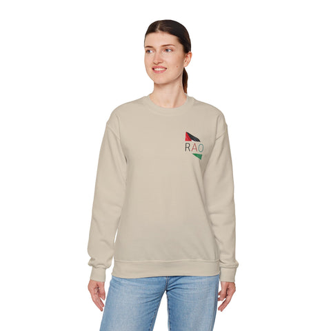 Stylish Unisex Heavy Blend™ Crewneck Sweatshirt with RAO Design