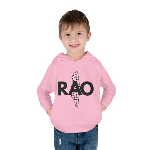 Cute Toddler Pullover Hoodie with RAO Design, Kids Fleece Hoodie, Toddler Clothing, Cozy Playwear, Gift for Children, Fun Casual Outfit