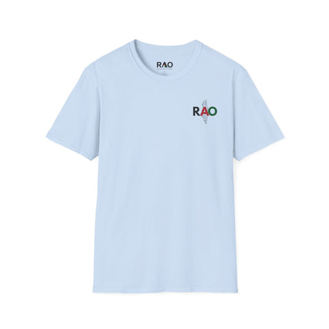 Unisex Softstyle T-Shirt with RAO Design, Casual Tee, Gift for Him/Her, Summer Wear, Everyday Essentials, Comfortable Fashion