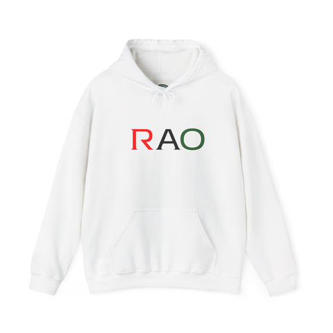 Minimalist RAO Unisex Hooded Sweatshirt - Casual Comfort for Every Occasion