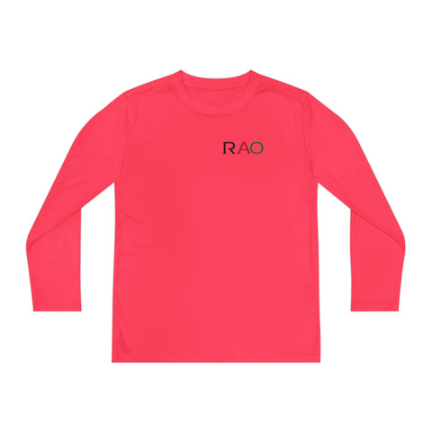 Youth Athletic Long Sleeve Tee, Sports Shirt, Activewear, Outdoor Activities, Birthday Gift, Team Spirit, Casual Wear
