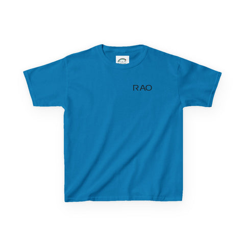 Kids Casual Cotton Tee - RAO Design, Boys & Girls T-Shirt, Everyday Wear, Gift for Birthdays, Back to School Essentials