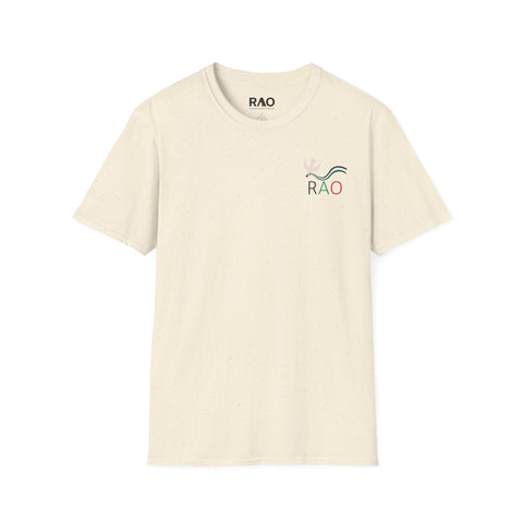 RAO Minimalist Unisex Softstyle T-Shirt | Perfect Everyday Wear, Casual Outing, Gift for Friends, Summer Essential, Eco-Friendly Fashion