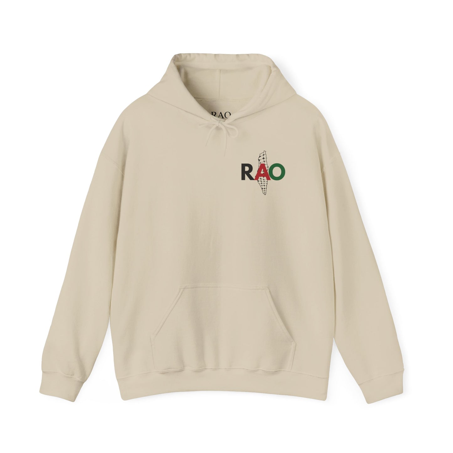 Palestine Hoodie – RAO Palestinian Map Unisex Sweatshirt | Minimalist Palestinian Heritage Streetwear