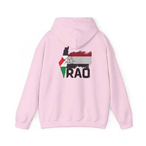 RAO Unity Hoodie: Palestine & Yemen Heavy Blend Hooded Sweatshirt