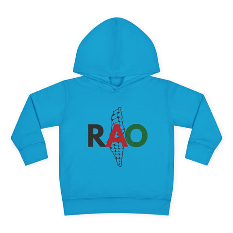 Toddler Fleece Hoodie with RAO Design, Cozy Pullover for Kids, Perfect for Playtime, Gifts, Celebrations, Everyday Wear