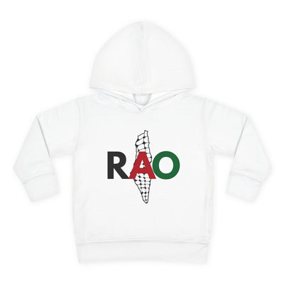 Toddler Fleece Hoodie with RAO Design, Cozy Pullover for Kids, Perfect for Playtime, Gifts, Celebrations, Everyday Wear
