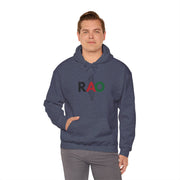 RAO Resistance Against Oppression Unisex Hoodie | Palestinian RAO & Kufya Map Graphic | Cultural Streetwear, Eco-Friendly, Comfortable Hoodie