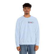 Stylish Unisex Crewneck Sweatshirt with 'RAO' Design, Cozy Casual Wear, Perfect for Everyday, Gifts, Holidays