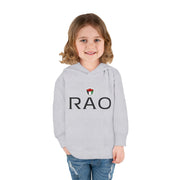 Adorable Toddler Pullover Fleece Hoodie with RAO Design, Kids Winter Coat, Cute Children's Apparel, Perfect for Playdates, Birthday Gifts