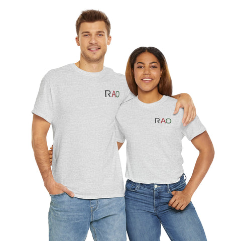 Unisex Cotton Tee - Minimalist RAO Design, Casual Wear, Gift for Him/Her, Birthday, Everyday Fashion, Graphic Tee