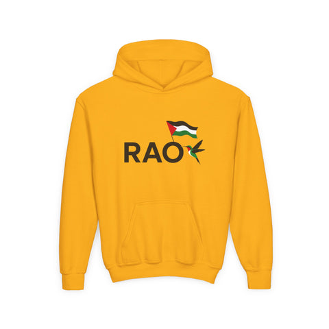 Palestinian Pride Youth Hoodie, Statement Sweatshirt, Gift for Activists, Casual Wear, Comfortable Streetwear, Cultural Expression