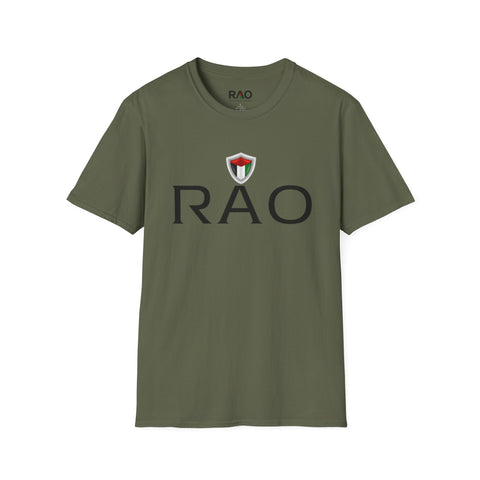 Unisex Softstyle T-Shirt with RAO Logo, Stylish Casual Tee for Everyday Wear, Gift for Fashion Lovers, Comfortable Summer Apparel