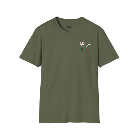 RAO Minimalist Unisex Softstyle T-Shirt | Perfect Everyday Wear, Casual Outing, Gift for Friends, Summer Essential, Eco-Friendly Fashion