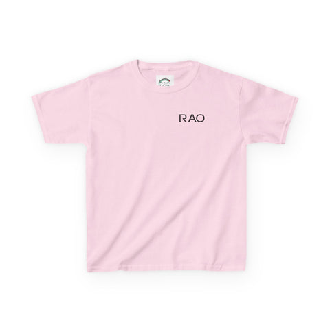 Kids Casual Cotton Tee - RAO Design, Boys & Girls T-Shirt, Everyday Wear, Gift for Birthdays, Back to School Essentials