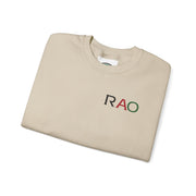 Stylish Unisex Crewneck Sweatshirt with 'RAO' Design, Cozy Casual Wear, Perfect for Everyday, Gifts, Holidays