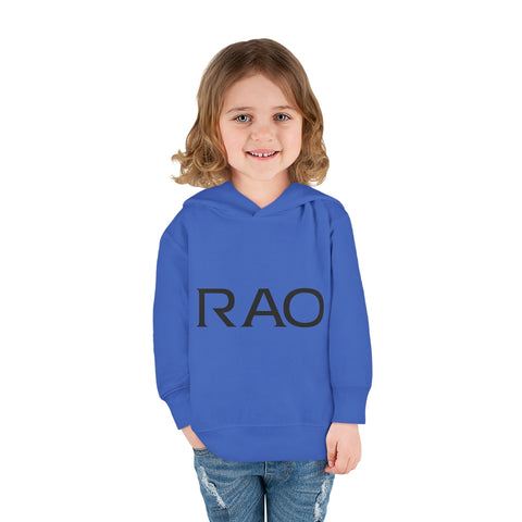 Stylish Toddler Pullover Fleece Hoodie with RAO Design, Cozy Kids Hoodie, Unique Gift for Toddlers, Baby Shower Present, Everyday Wear